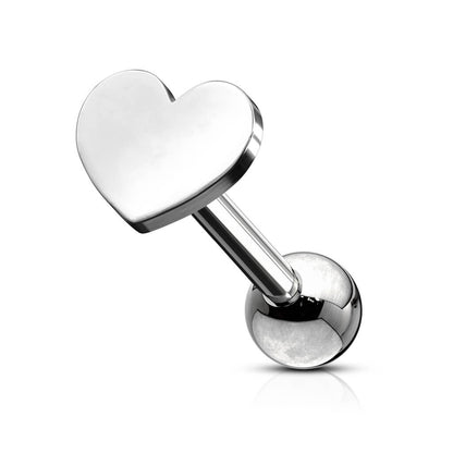 Barbell Heart Flat