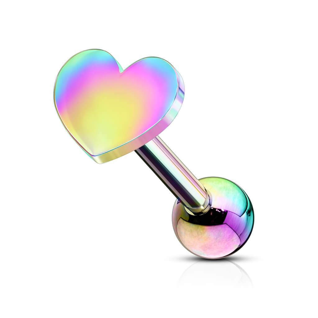 Barbell Heart Flat