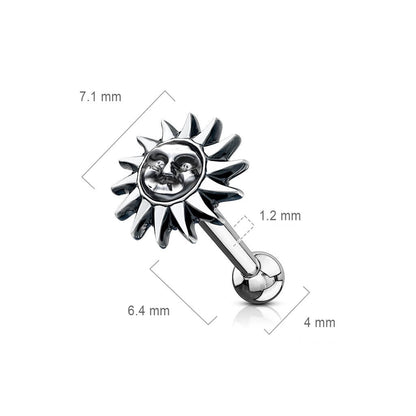 Barbell Sun Silver