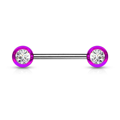 Nipple Piercing Zirconia Ball