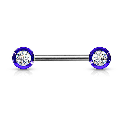 Nipple Piercing Zirconia Ball