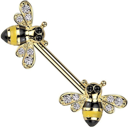 Nipple Piercing Bee Zirconia