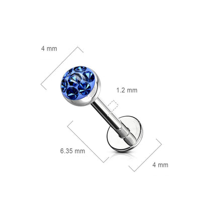 Labret Ball Zirconia