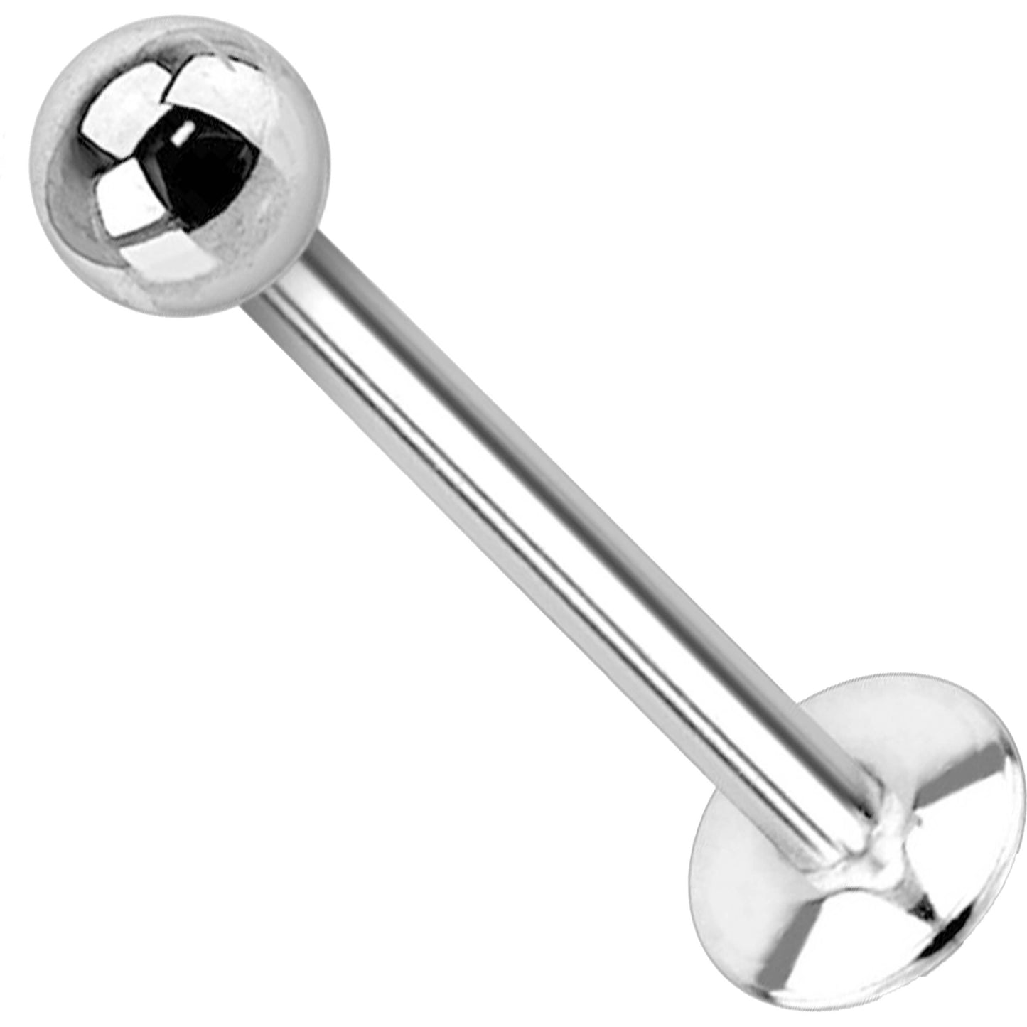 Bola Plata Rosca interna Labret