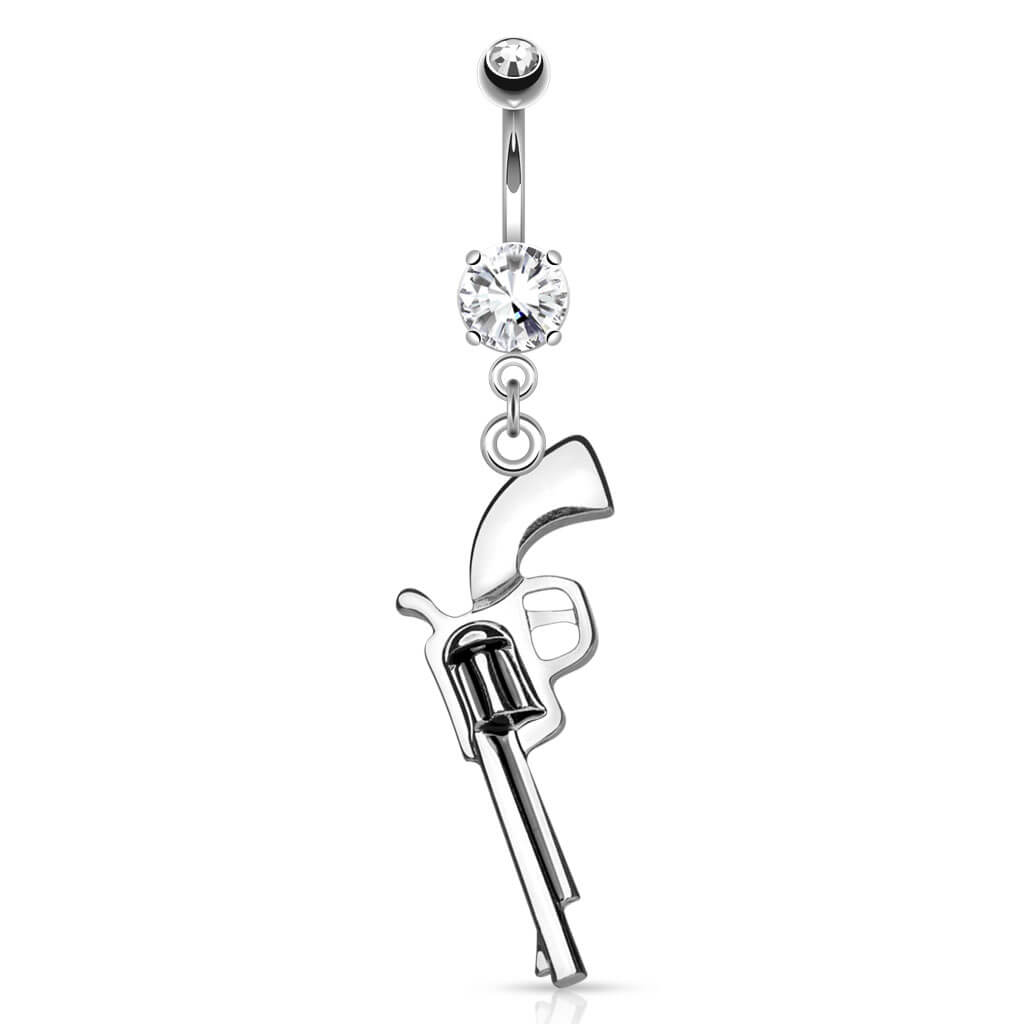 Belly Button Piercing Gun dangle Zirconia