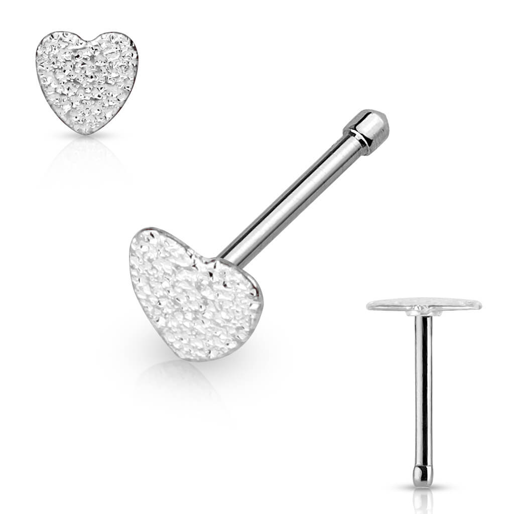 Stud Nasale Cuore