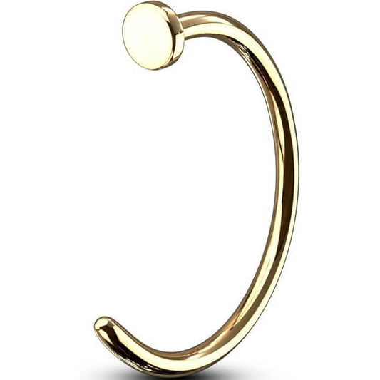 Nose Hoop Half Hoop Gold