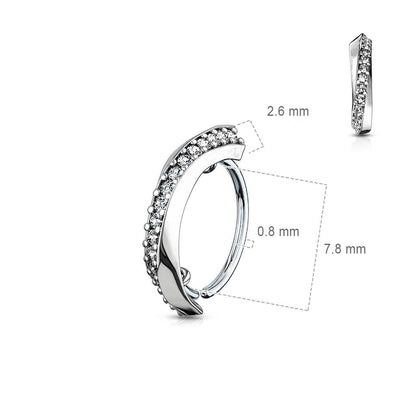 Anillo Circonita Flexible