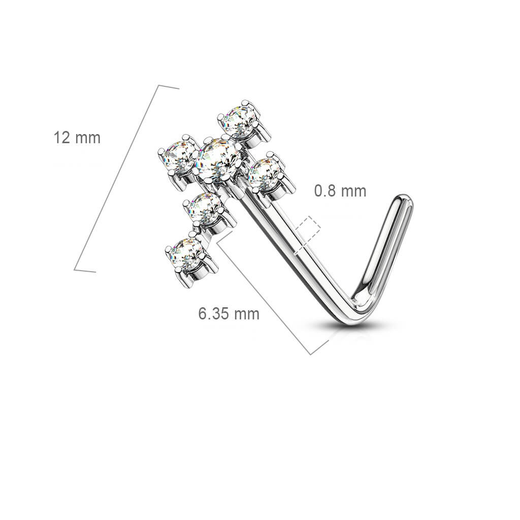 Nose L-Shape Cross Zirconia