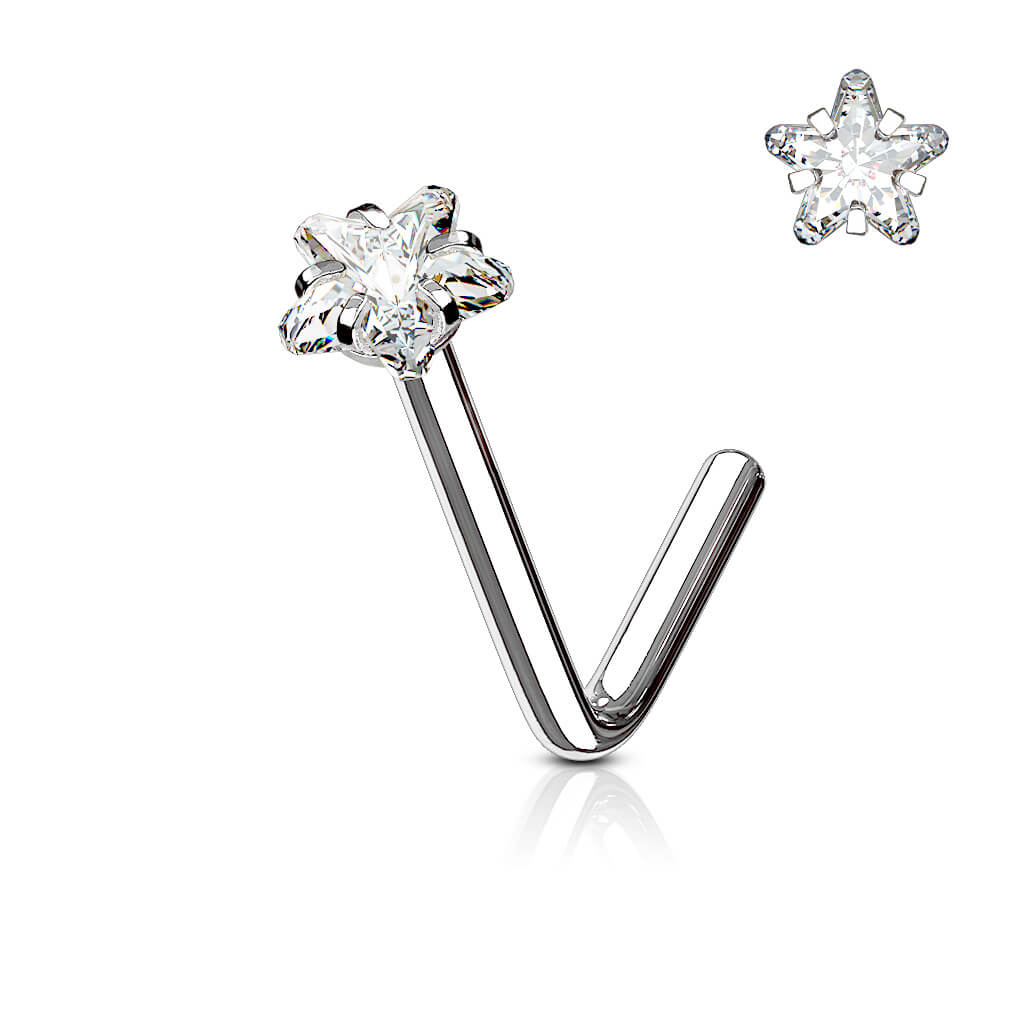 Nose L-Shape Star Zirconia