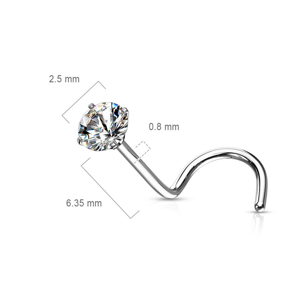 Nariz Screw Circonita Redonda