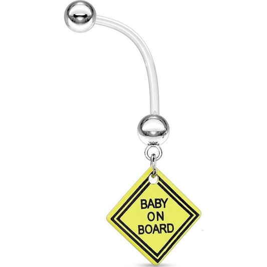 Piercing Nombril Pendentif Bébé à bord