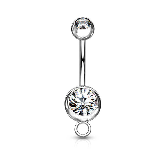 Bauchnabelpiercing Kugel Zirkonia