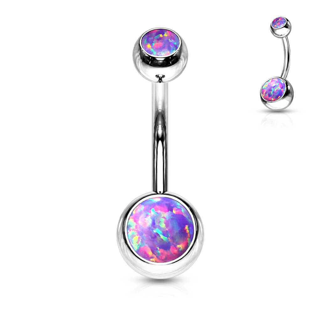 Bauchnabelpiercing Opal