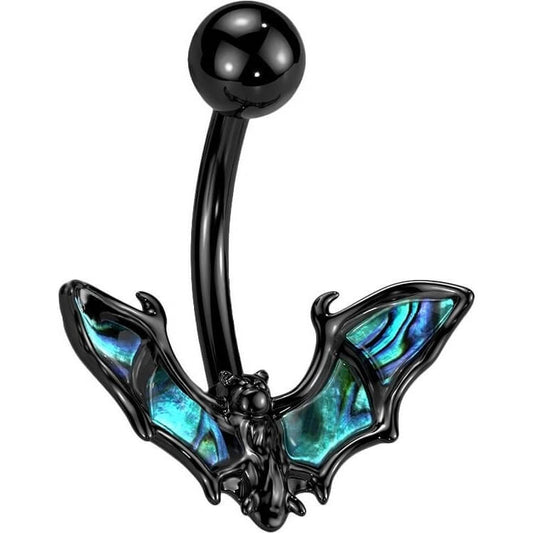 Bauchnabelpiercing Fledermaus