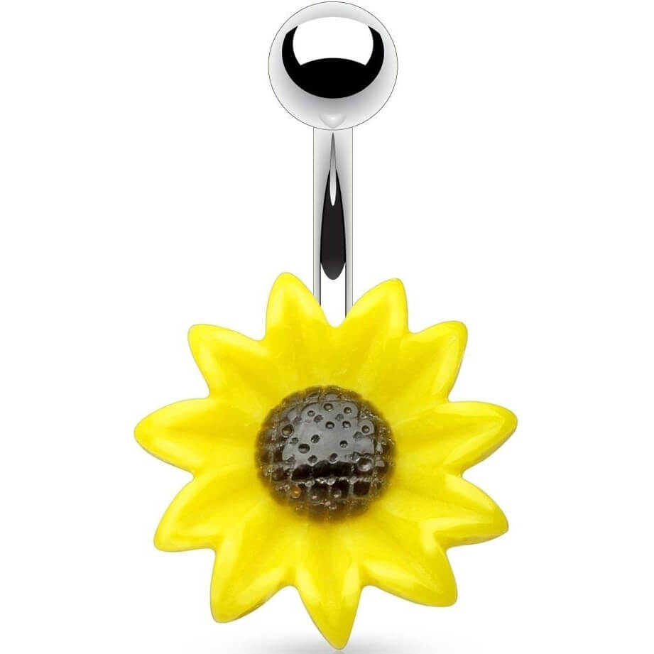 Piercing ombligo Girasol