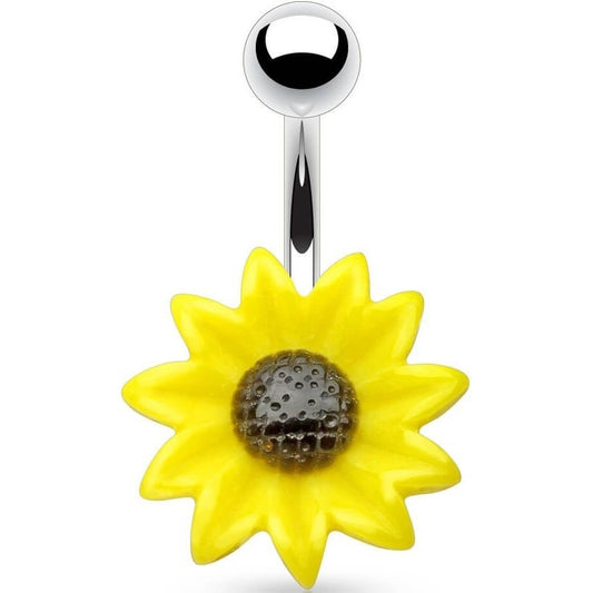 Belly Button Piercing SunFlower