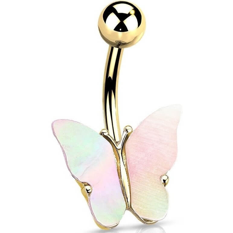 Belly Button Piercing Butterfly