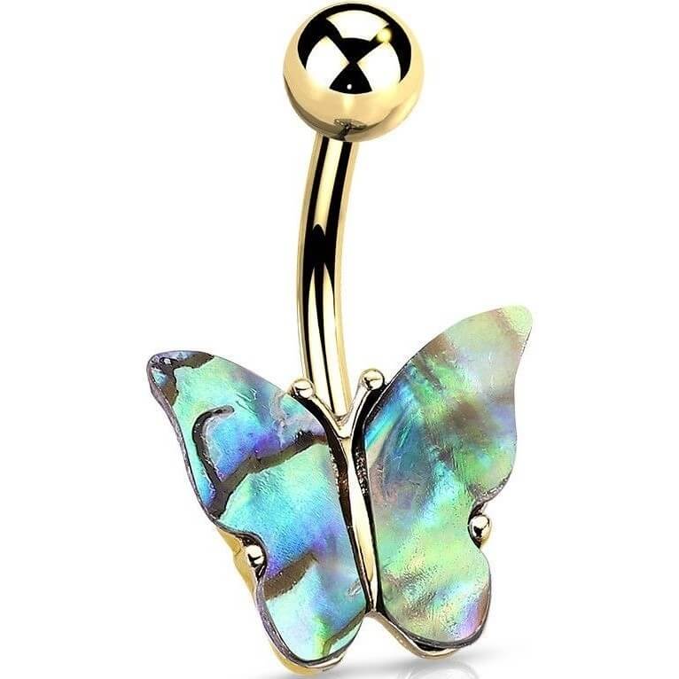 Belly Button Piercing Butterfly