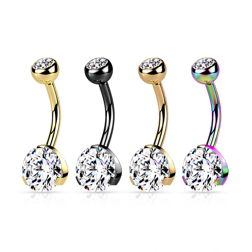 Belly Button Piercing Ball Zirconia