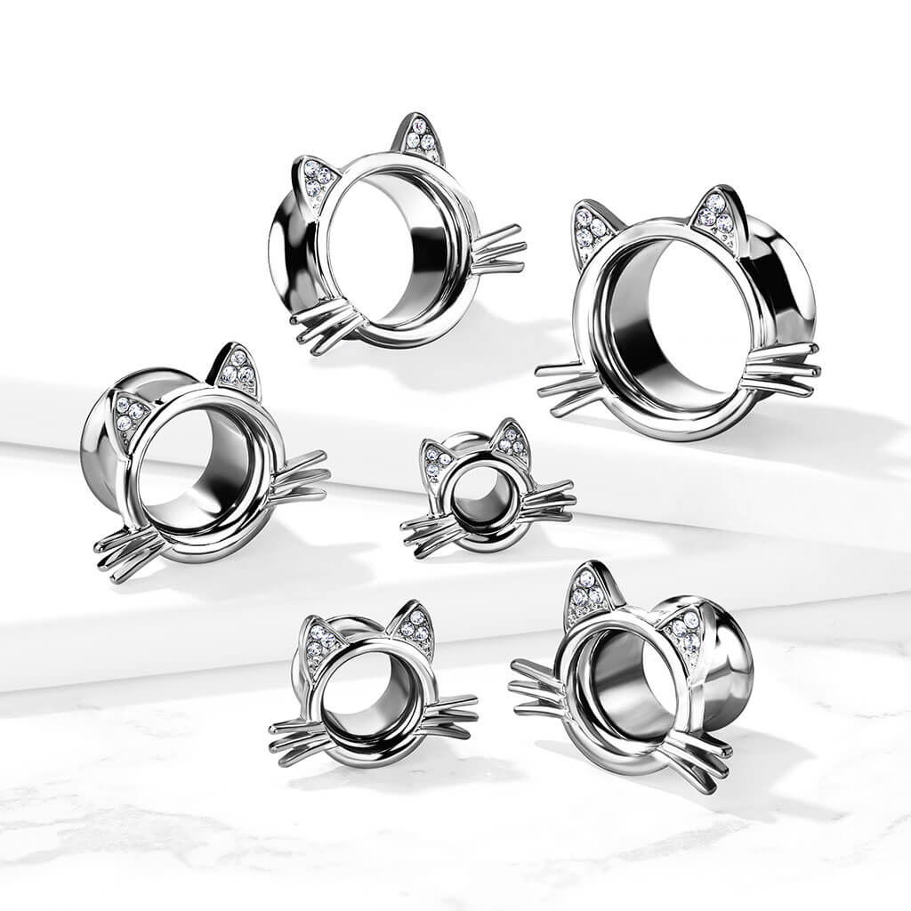 Tunnel Cat Zirconia Silver