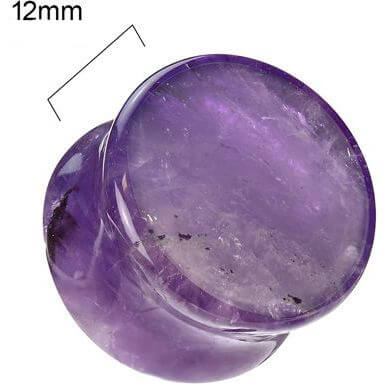 Tunnel Amethyst Semi Precious Stone