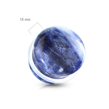 Plug Sodalite con O-Ring in silicone