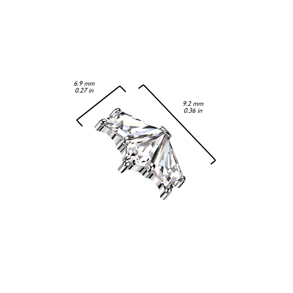 Embout Embout Éventail 3 Zircone Filetage Interne