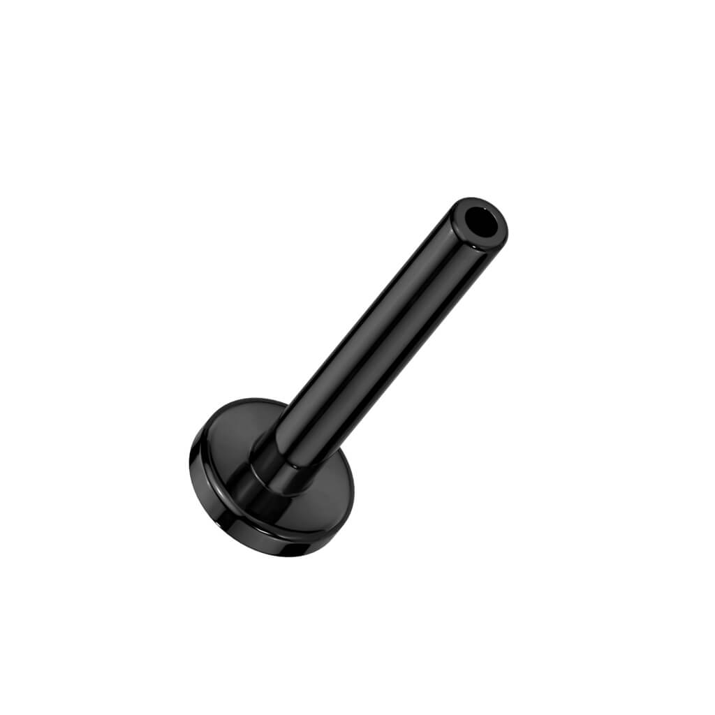 labret base flat black 3mm Push-In