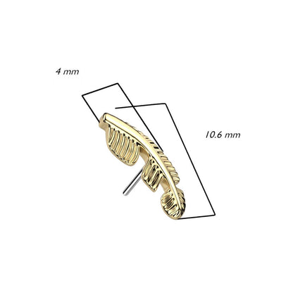 Titanio Top Pluma Push In