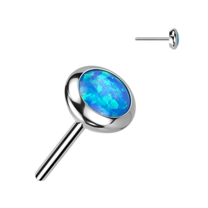 Titanium top ball zirconia opal Push-In