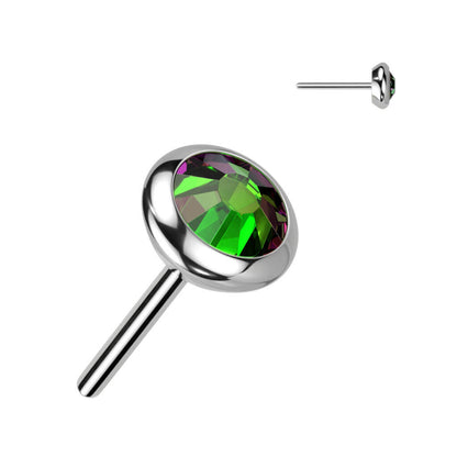 Titanium top ball zirconia opal Push-In