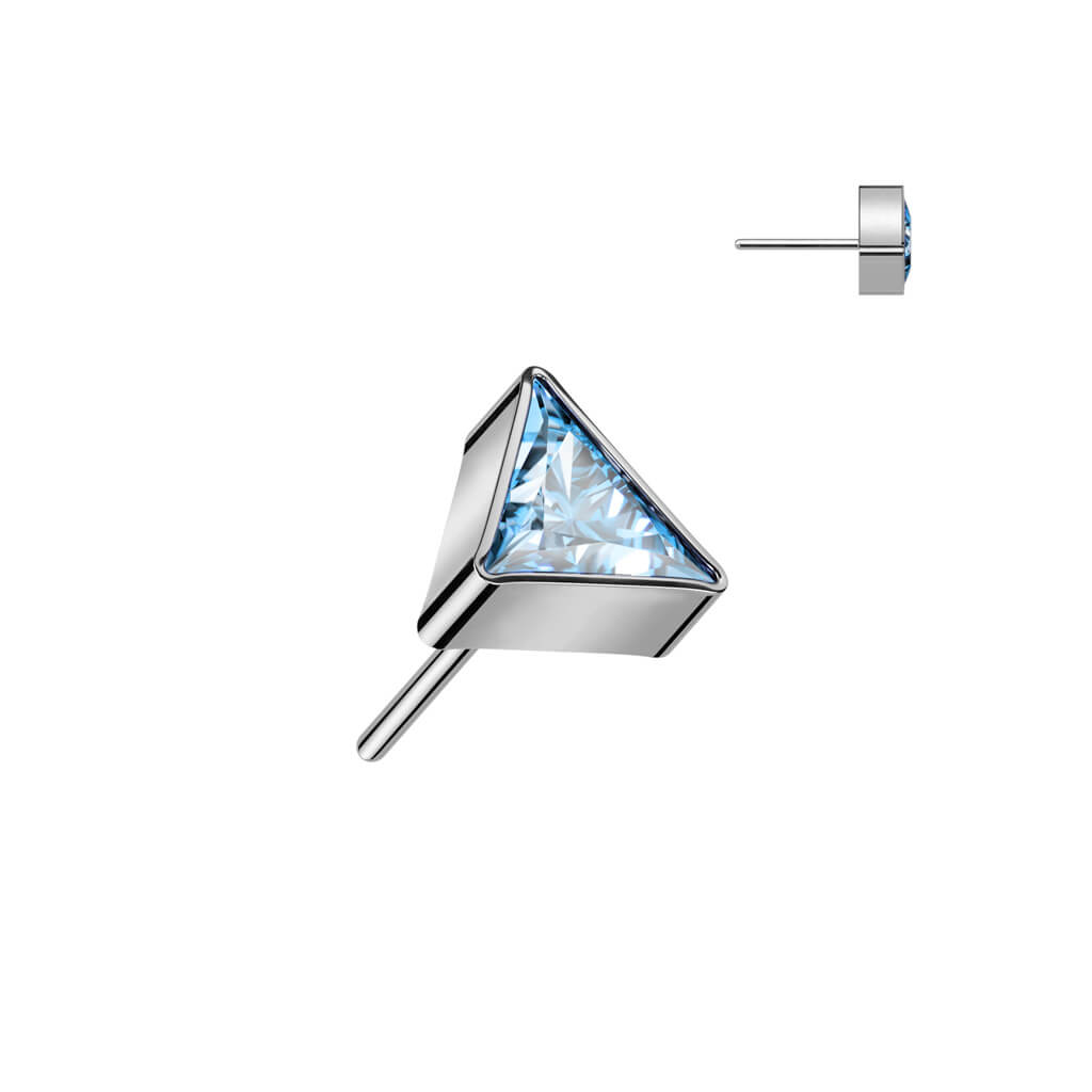 Titanium top triangle zirconia Push-In