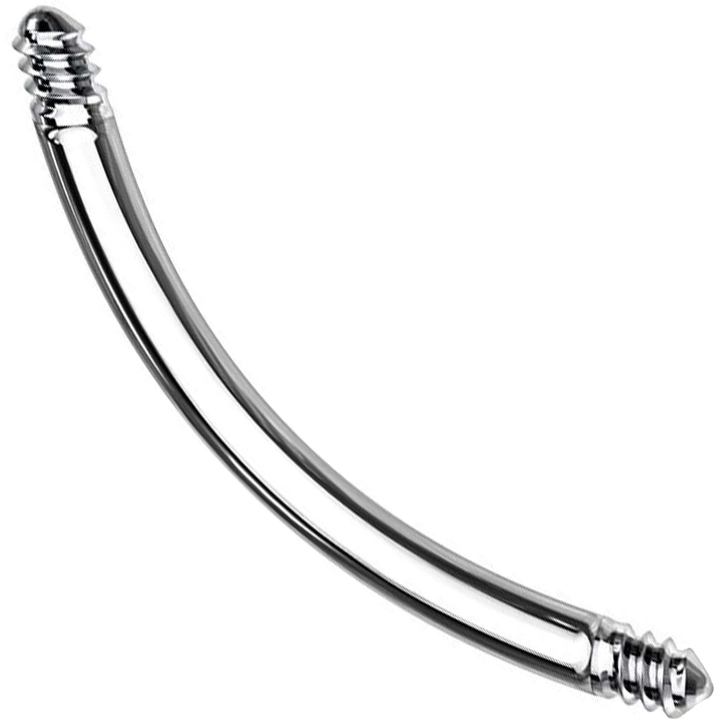 curved barbell pin