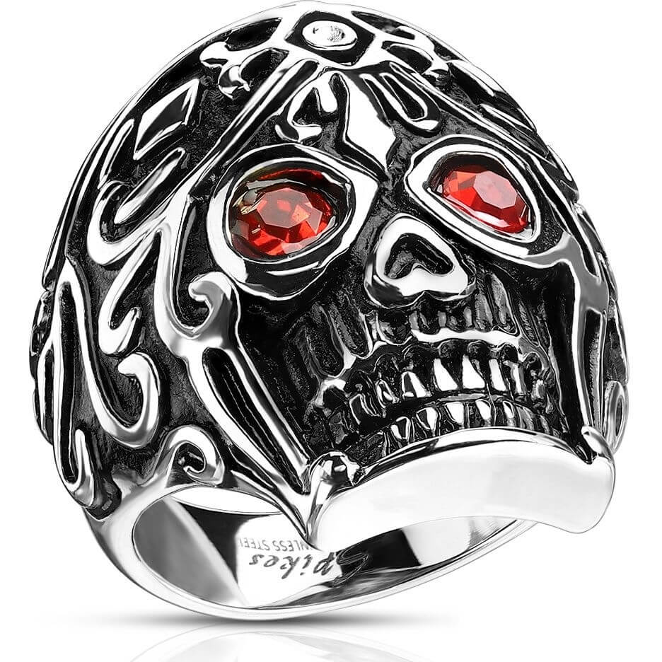 Skull Zirconia Silver