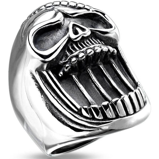 Skull Black Silver