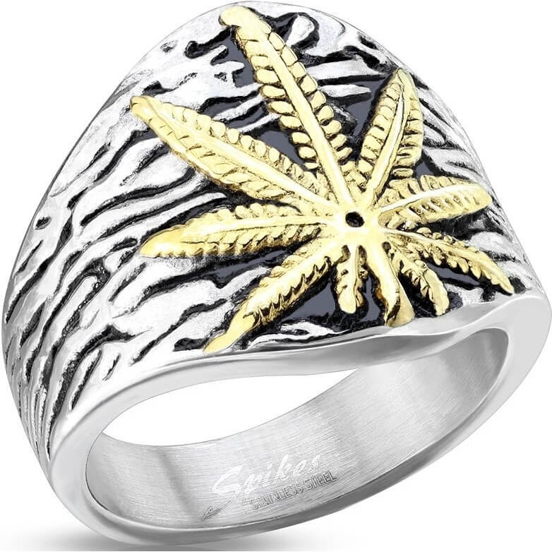 Hemp Leaf Silver