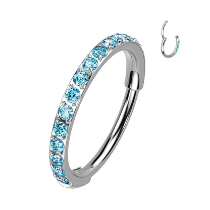 Titanium Ring Zirconia Clicker