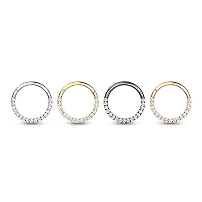 Titanium Ring Zirconia Clicker