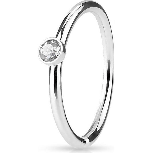 Anillo Circonita esférica Flexible