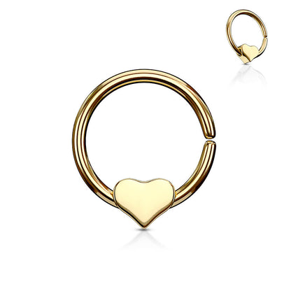 Ring Heart Flat Bendable