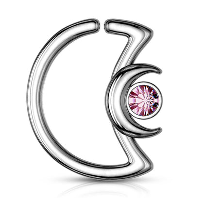 Anillo Circonita lunar Flexible