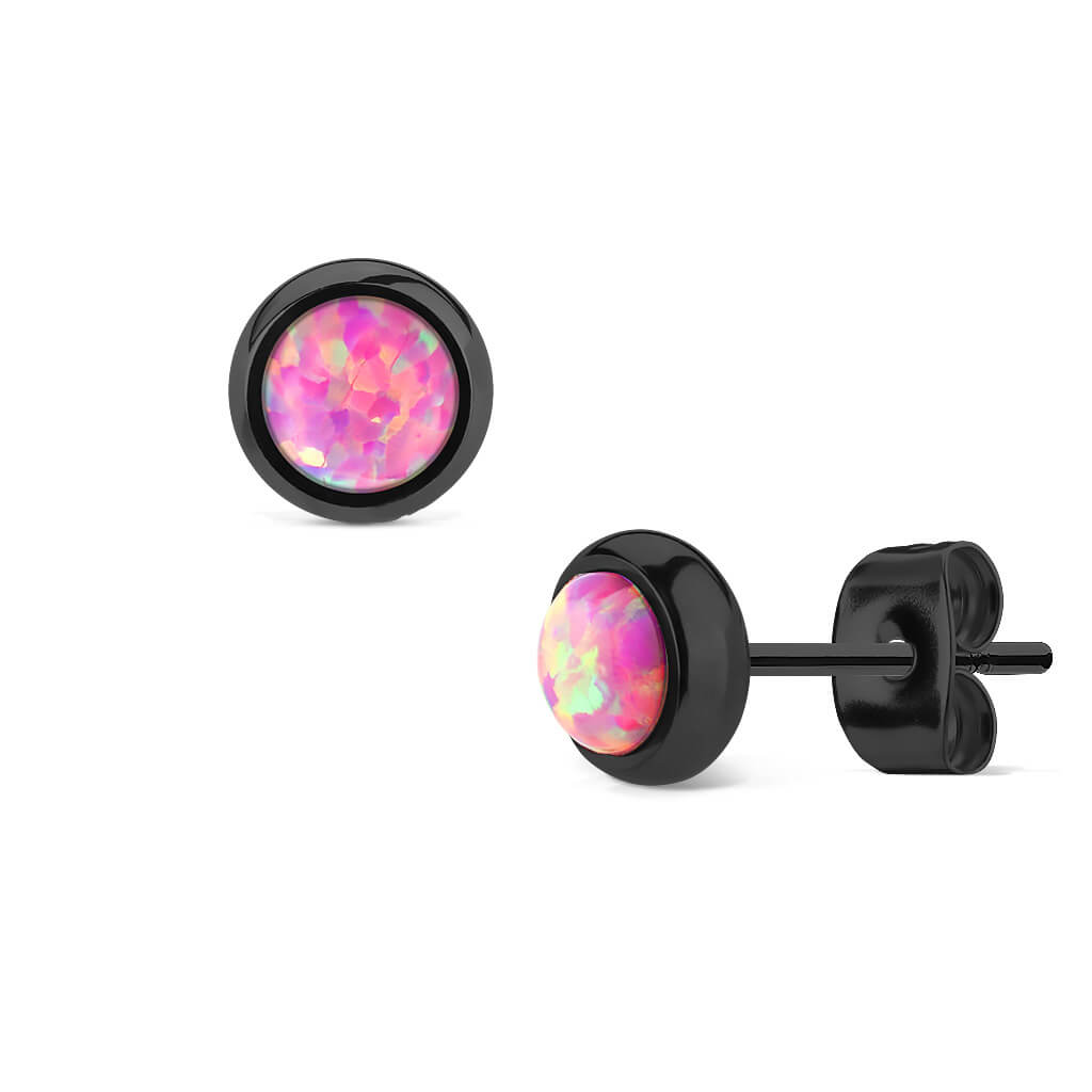 Opal Round Black