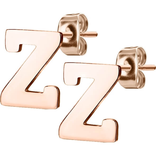 Buchstaben A-Z Roségold