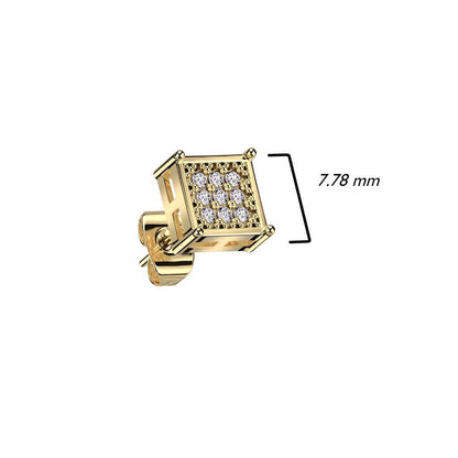 Square Zirconia