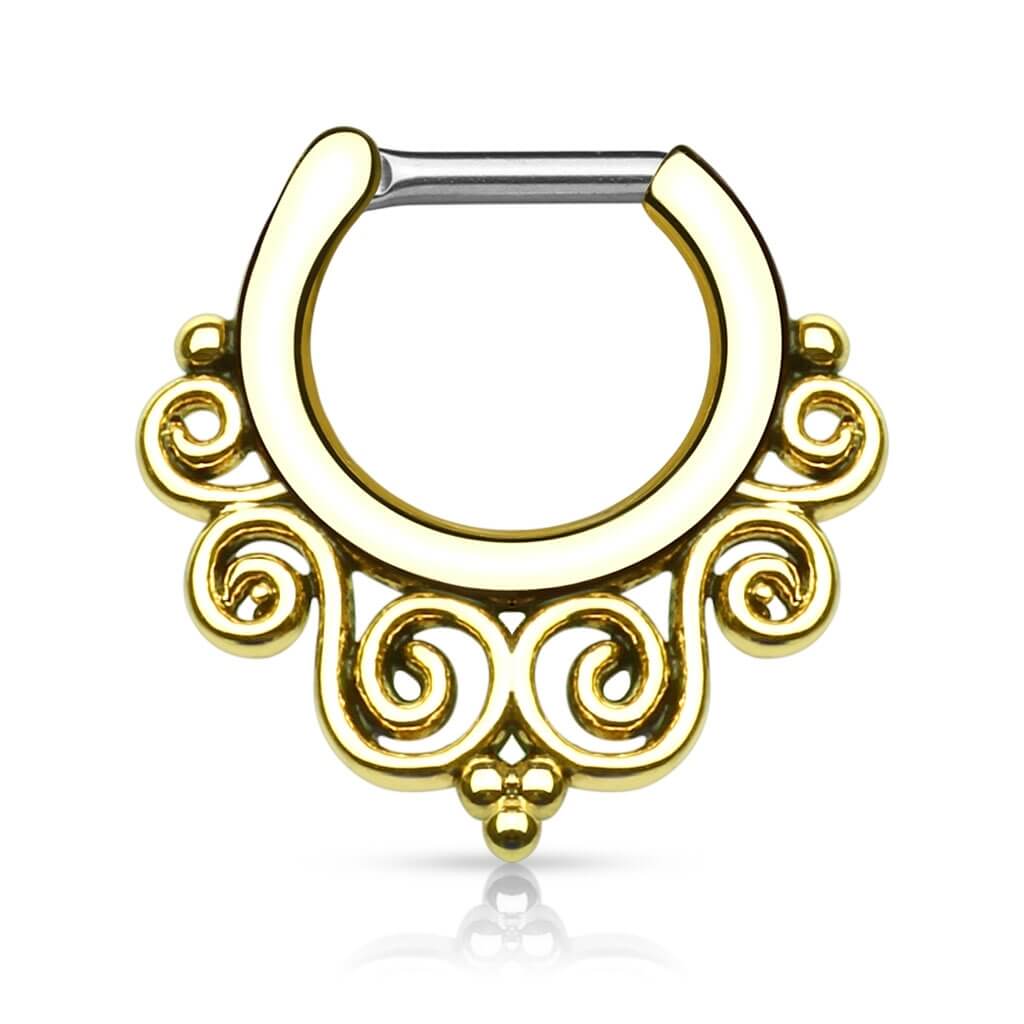 Septum clicker tribal clicker