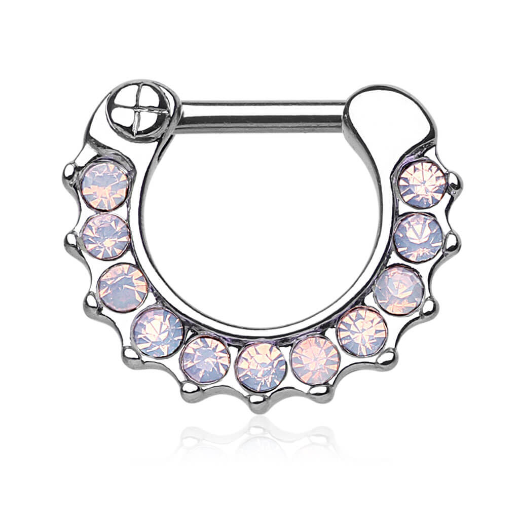 Piercing Septum  Clicker Opale Clicker