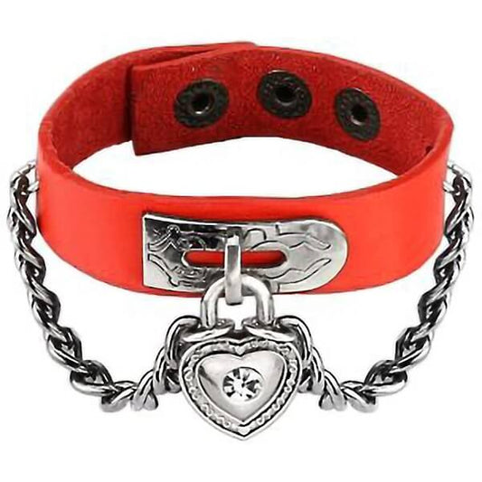 Red Heart Chains lock