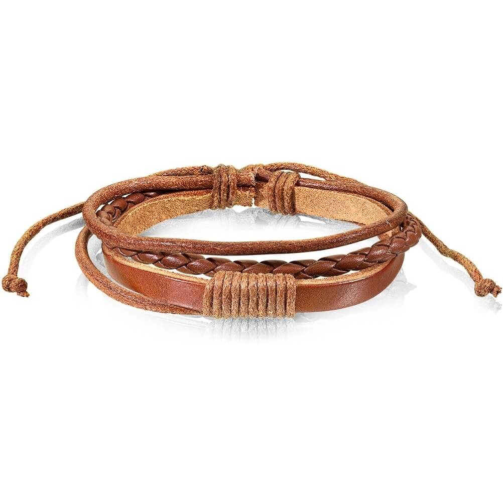 Bracelet Ficelle Marron