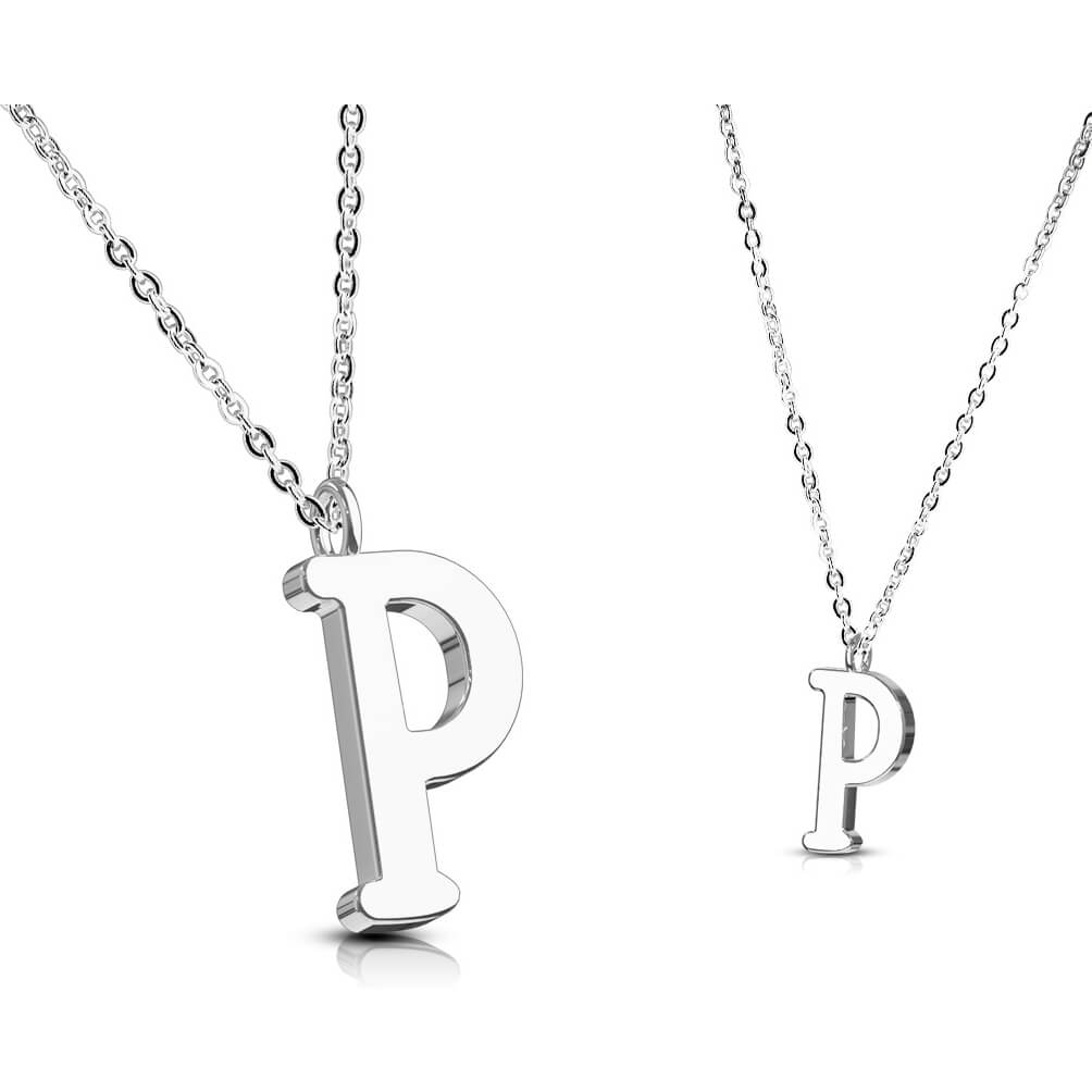 Collier Lettres A-Z Argent